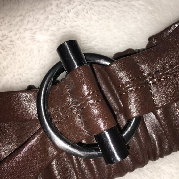 Jockey Leather Belt, Wide w/ Titanium Buckle, S - Picture 1 of 5
